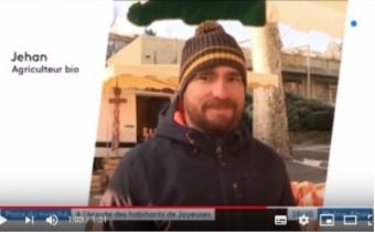 Interview sur le marché de Joyeuse