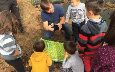 Visite des enfants du centre Berg et Coiron