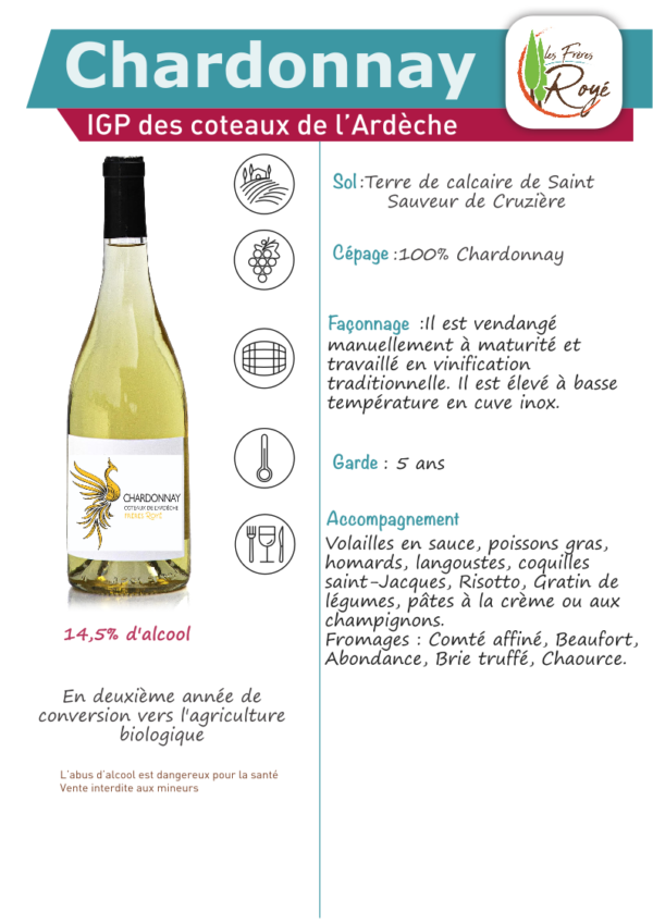 CHARDONNAY en seconde année de converstion AB – Image 2